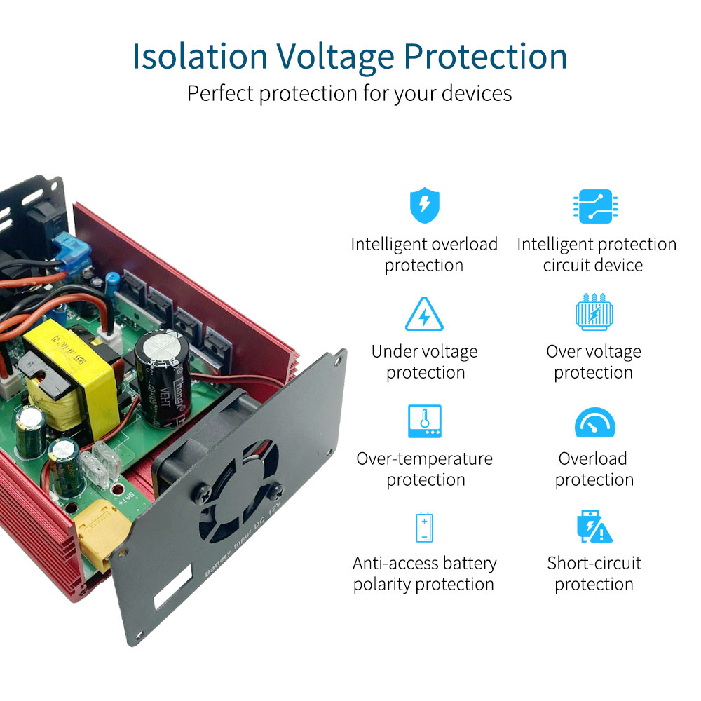 300W power converter 12V to 110V USB fast charging US and Japanese automotive power inverter XT head interface