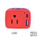 a close up of a power outlet