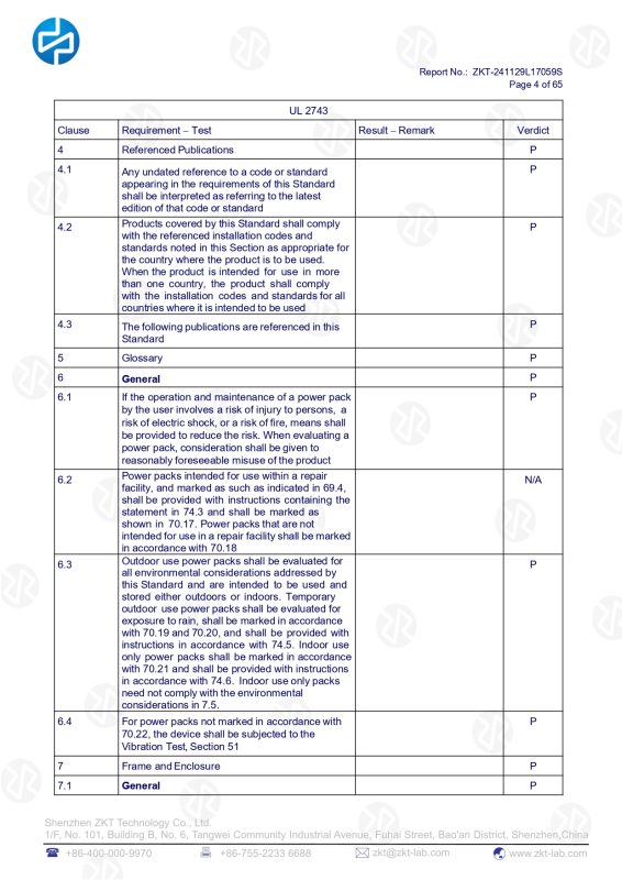 ES 154C UL 检测报告 20241202 ZKT 241129L17059S S600 UL 2743 Report 2 page 0004 - 2