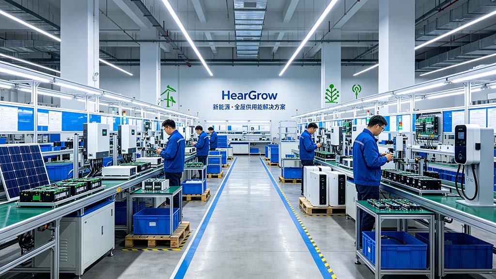 HearGrow, Solar power generation system, home energy storage, industrial and commercial energy storage inverter, MPPT solar charger, battery, wind power charging station, electric vehicle charging, fast charging, apple charging, Tesla charging, Tesla, Apple Inc