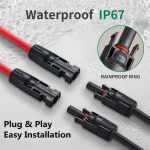 30A MC4 photovoltaic connector Y-shaped three-way one to two - Image 3